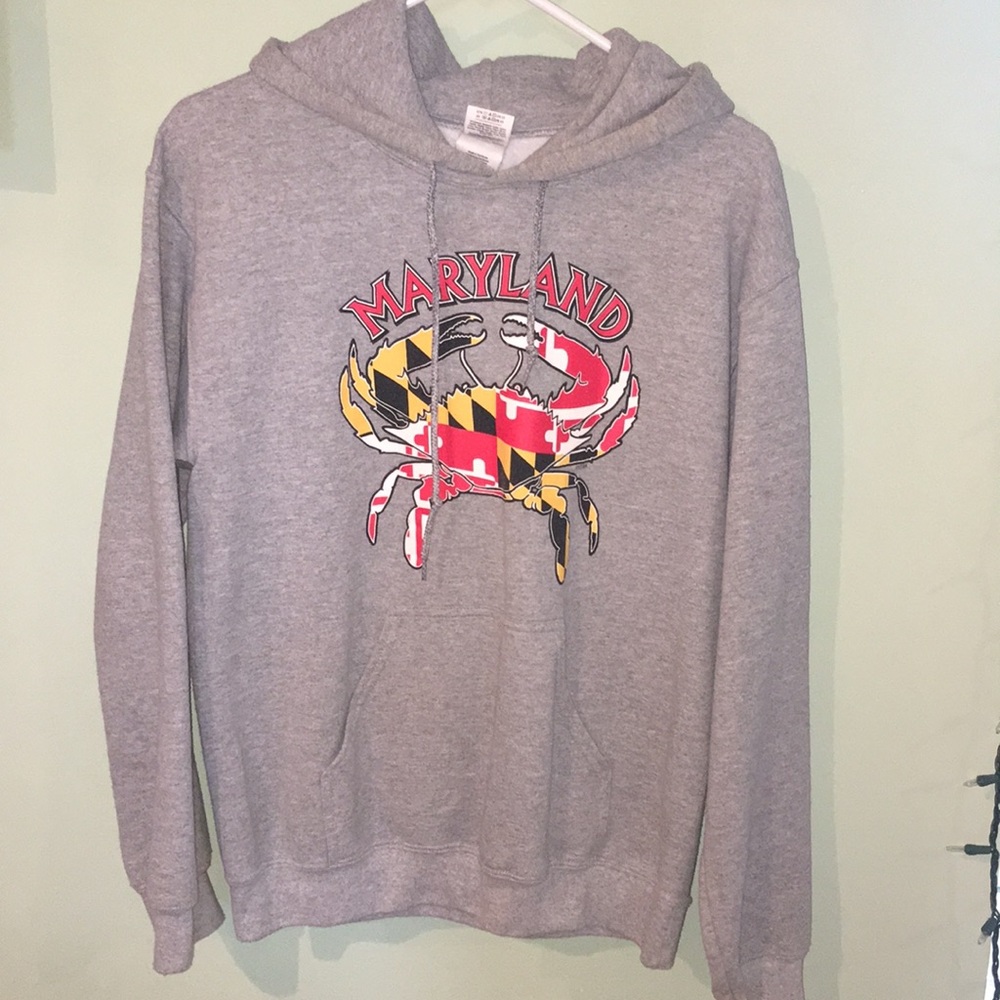 Maryland crab sweatshirt